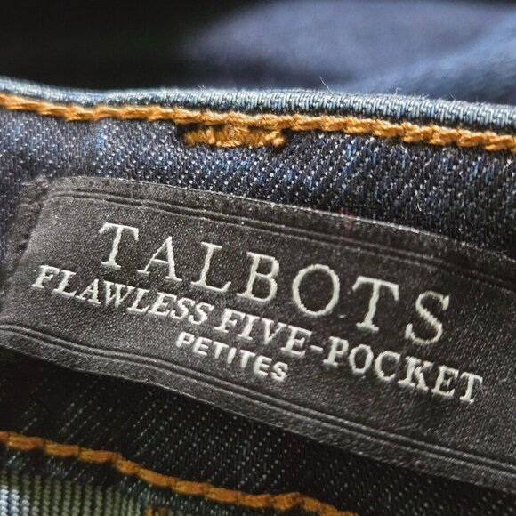 Talbots Flawless 5 Pocket Curvy Bootcut Jeans Size 10p - Picture 9 of 11
